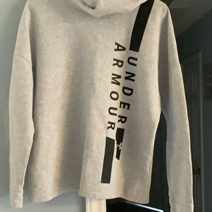 Under Armour Gray Cowl Neck Sweatshirt, hoodie‎